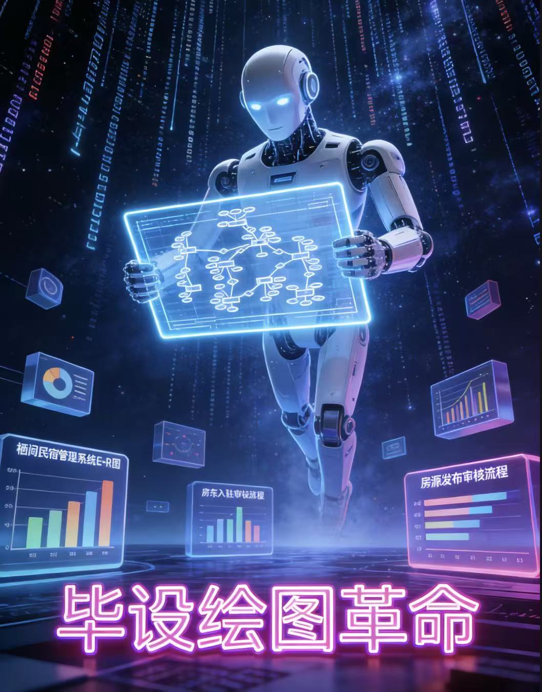 毕设论文智能AI画图助手宣传海报